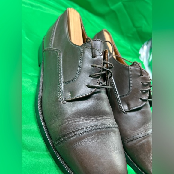Bostonian Dark Brown Leather Oxfords (MB2) - Picture 3 of 12